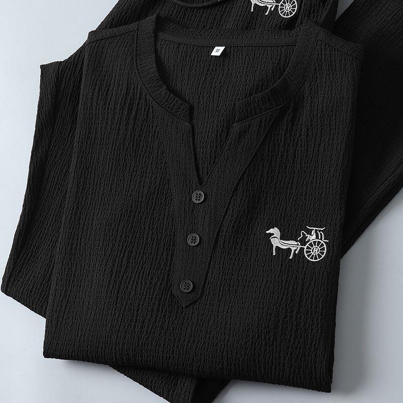 Maxwell Embroidery Linen Set