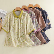 Iris Floral Blouse