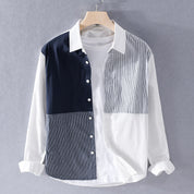 August Patchwork Cotton Shirt