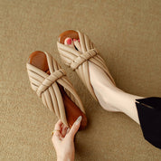 Amelia Braided Slip-Ons