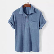 Asher Textured Knit Polo