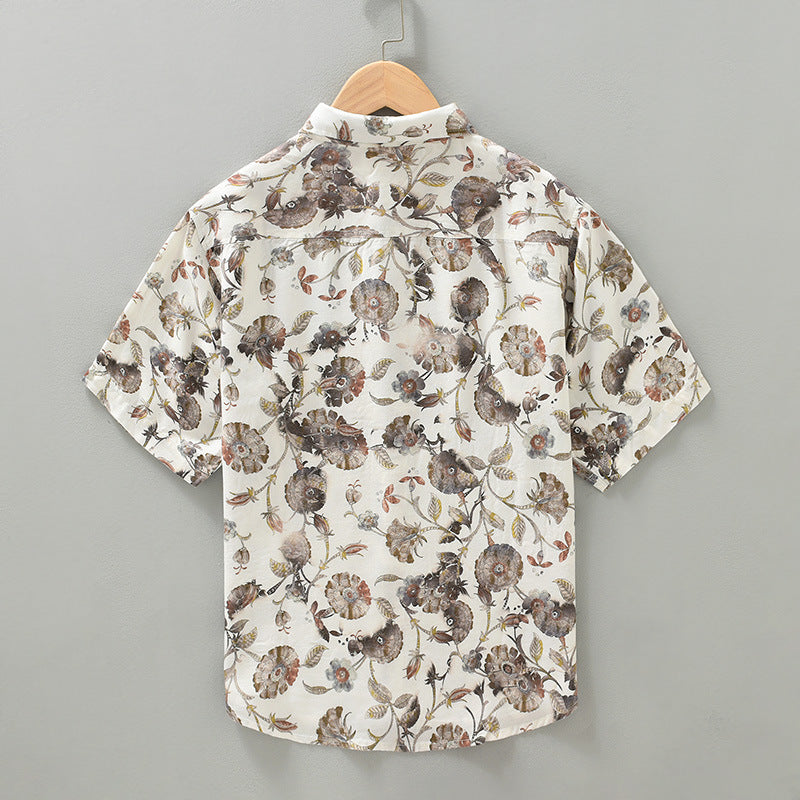 Larkin Cotton Floral Shirt