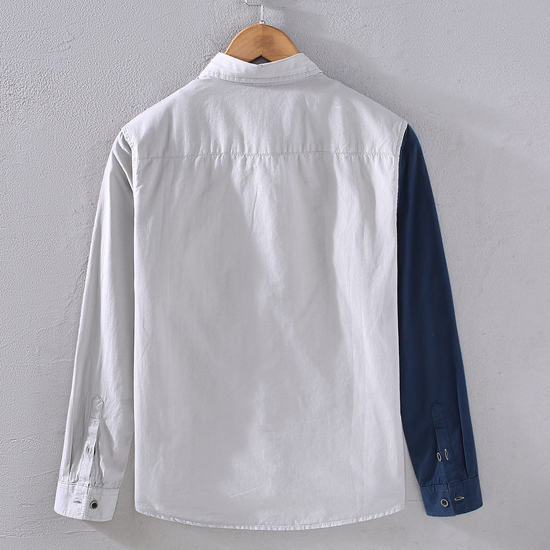 Drew Cotton Colorblock Shirt