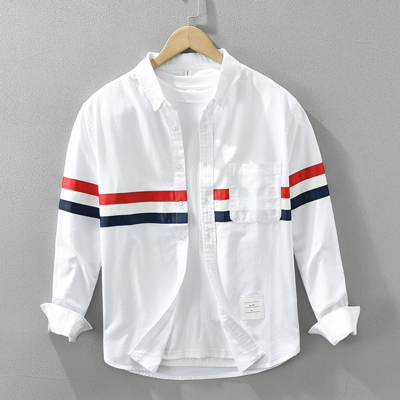 Whitfield Cotton Striped Shirt