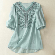 Lydia Linen Blouse