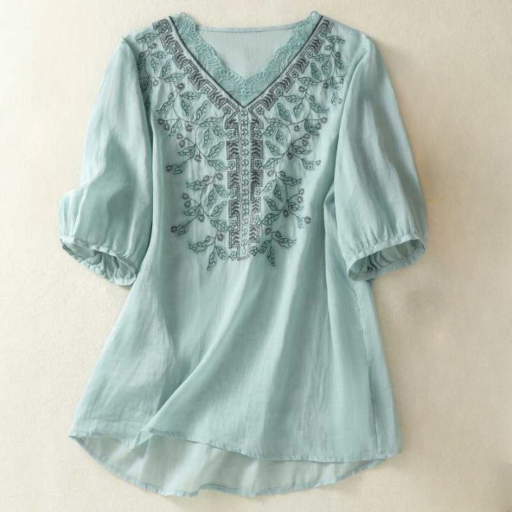 Lydia Linen Blouse