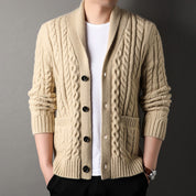 Weston Cable-Knit Cardigan