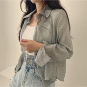 Claire Crinkled Blouse