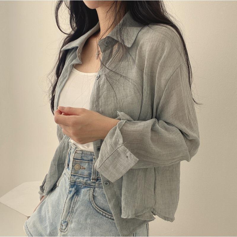 Claire Crinkled Blouse