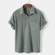 Asher Textured Knit Polo