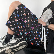 Heath Frayed Patchwork Shorts