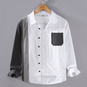 Drew Cotton Colorblock Shirt