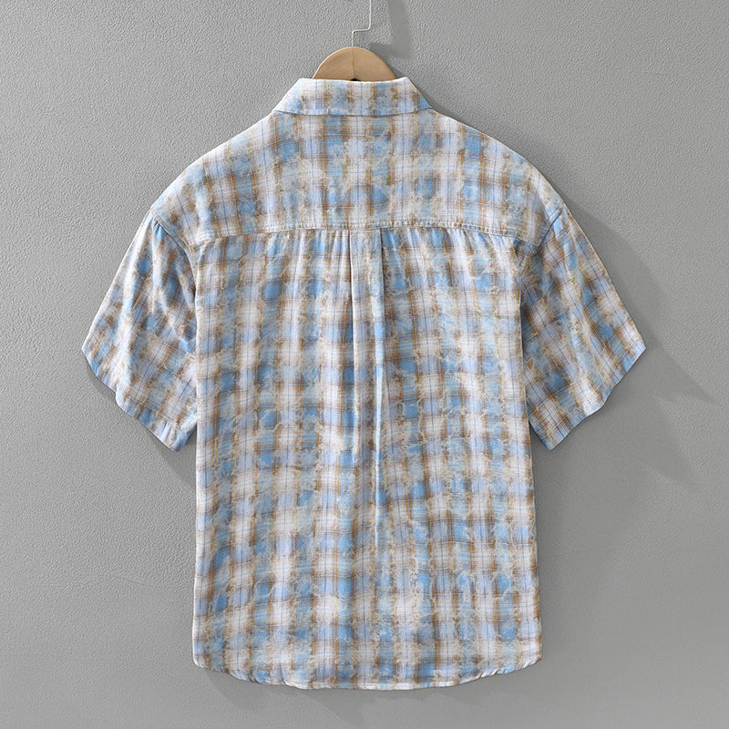 Camden Cotton Plaid Shirt