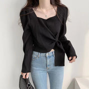 Elise Wrap Blouse
