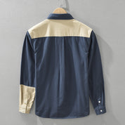 Lyndon Cotton Colorblock Shirt