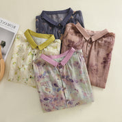 Iris Floral Blouse