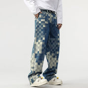 Camden Pixel Checkered Jeans