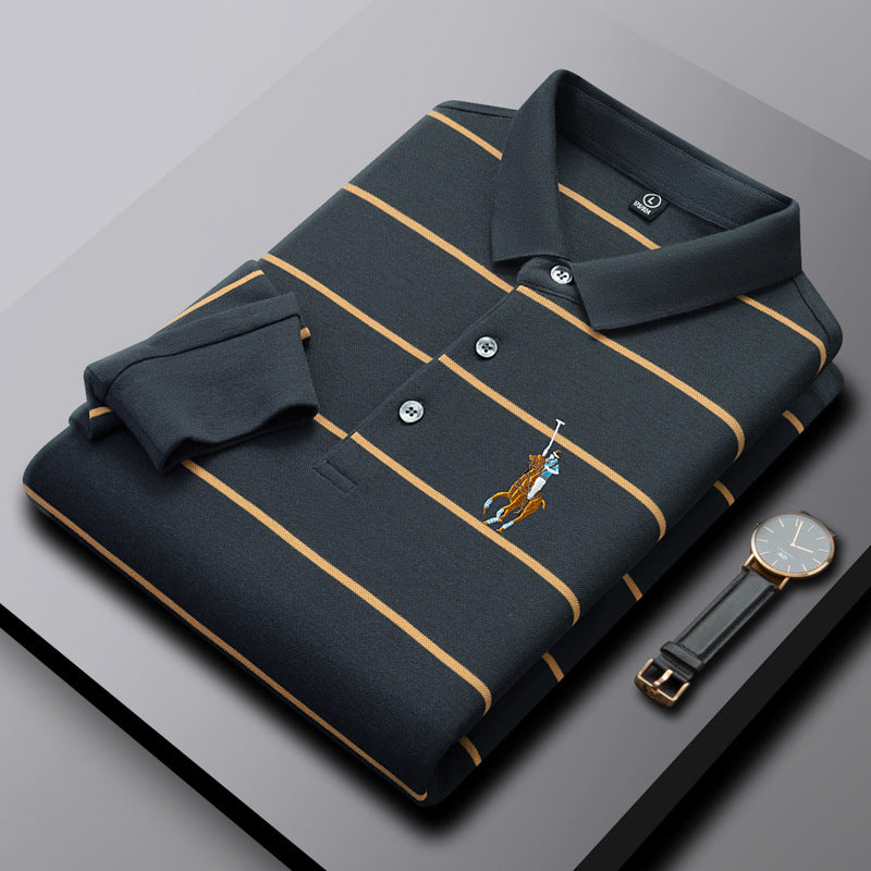 Wexford Striped Cotton Polo
