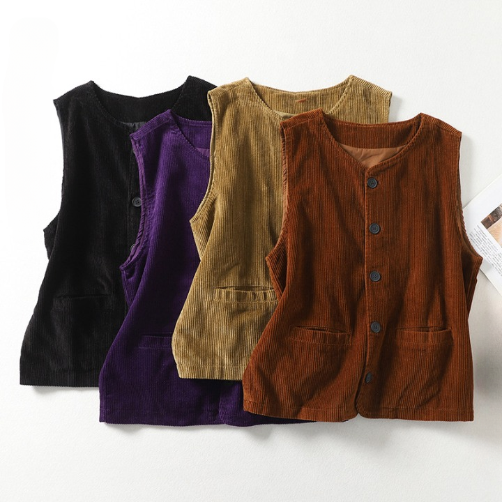 Hazel Corduroy Vest