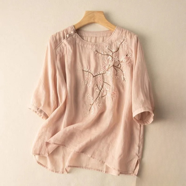Maelis Cotton Tunic Blouse