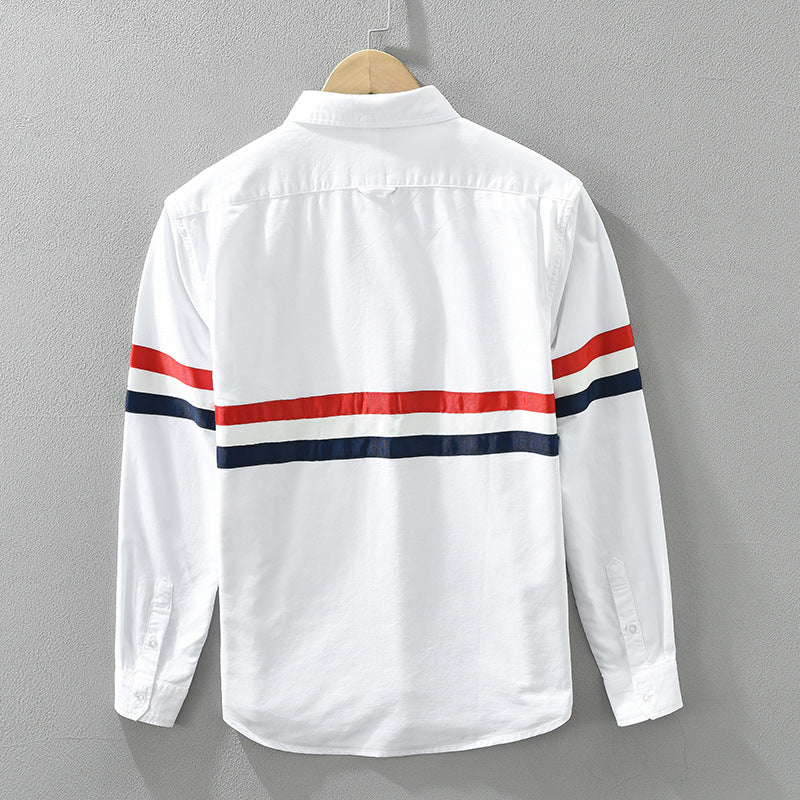 Whitfield Cotton Striped Shirt