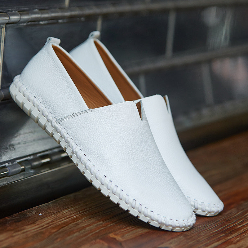 Bianco Slip-On Loafers