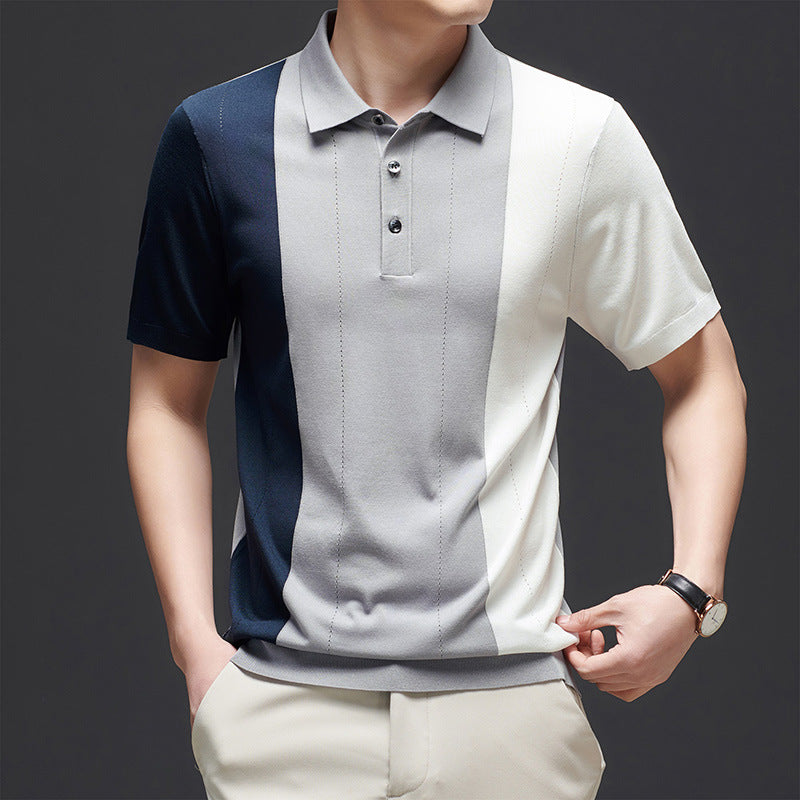 Belmont Colorblock Knit Polo