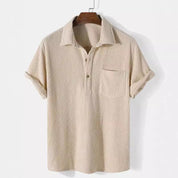 Asher Textured Knit Polo