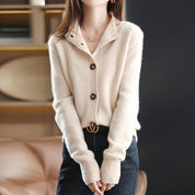 Lilia Button-Up Cardigan