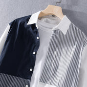 August Patchwork Cotton Shirt