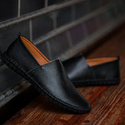 Bianco Slip-On Loafers