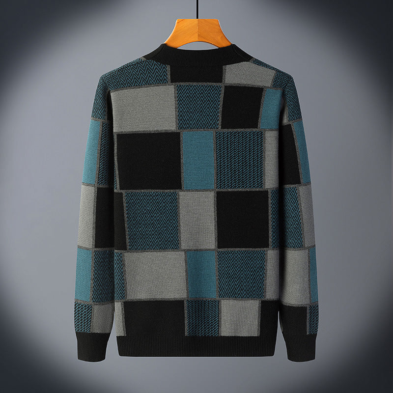 Warren Checkered Cardigan