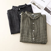 Verona Polka Dot Sleeveless Blouse
