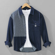Dalston Denim Colorblock Shirt