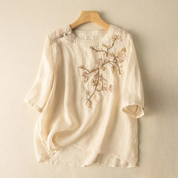 Maelis Cotton Tunic Blouse