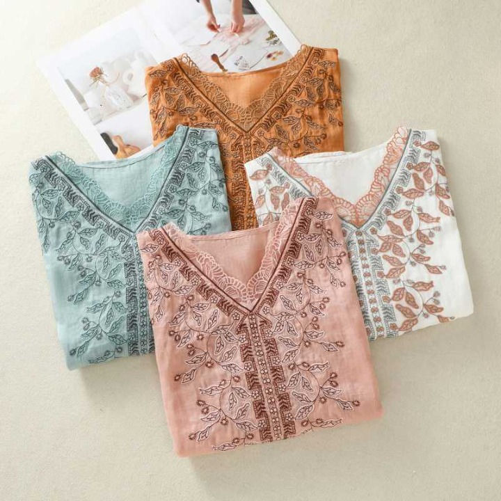 Lydia Linen Blouse