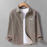 Callahan Cotton Striped Shirt