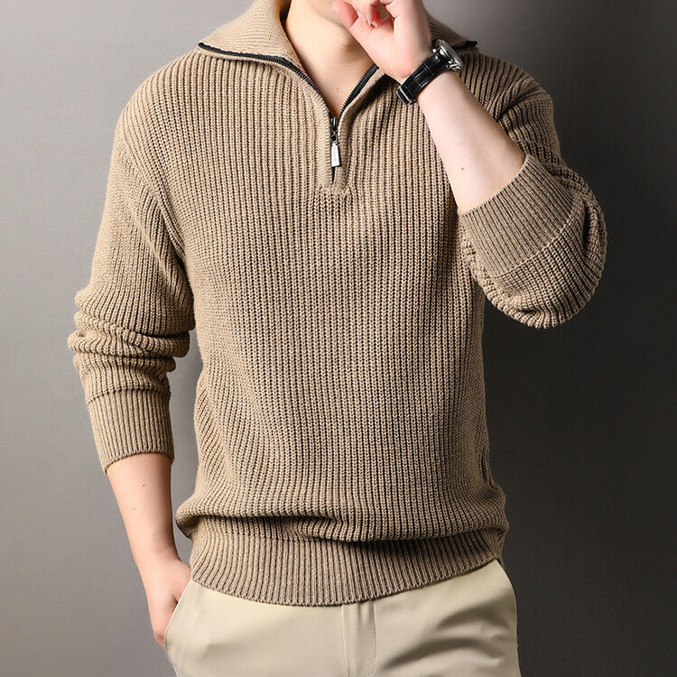 Everett Ribbed Knit Sweater