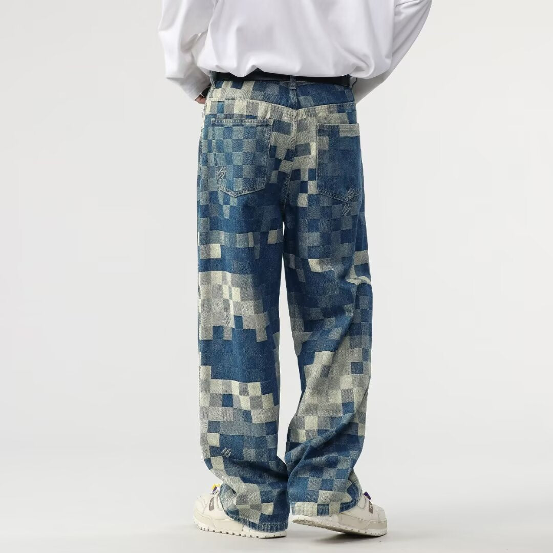 Camden Pixel Checkered Jeans