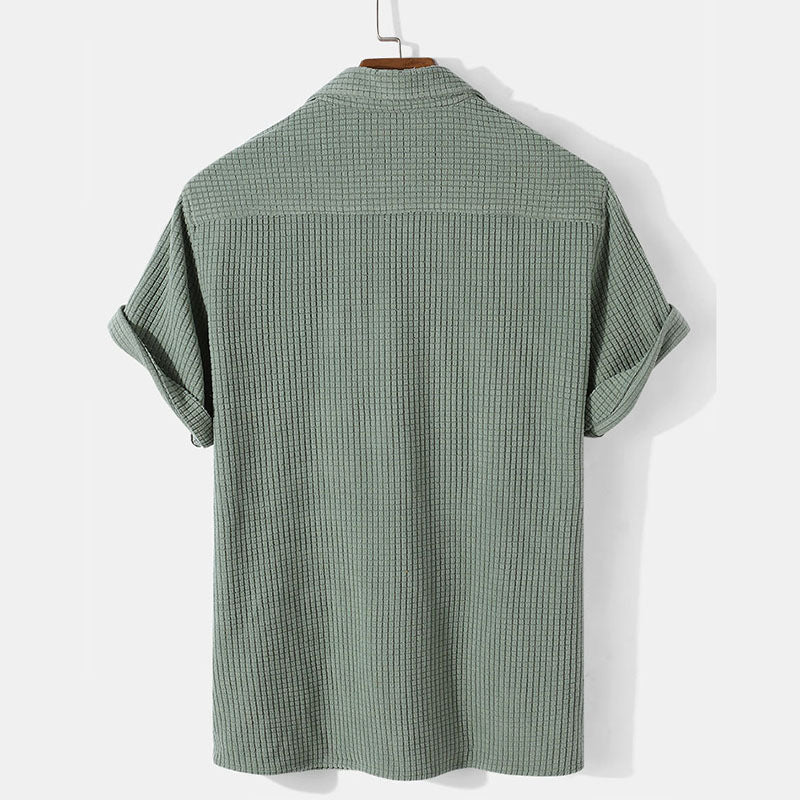 Asher Textured Knit Polo