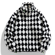 Harlow Checkered Fleece Jacket
