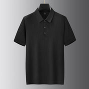 Pierce Ribbed Knit Polo