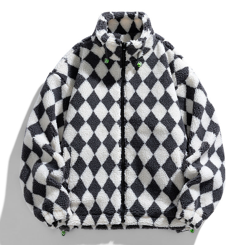 Harlow Checkered Fleece Jacket