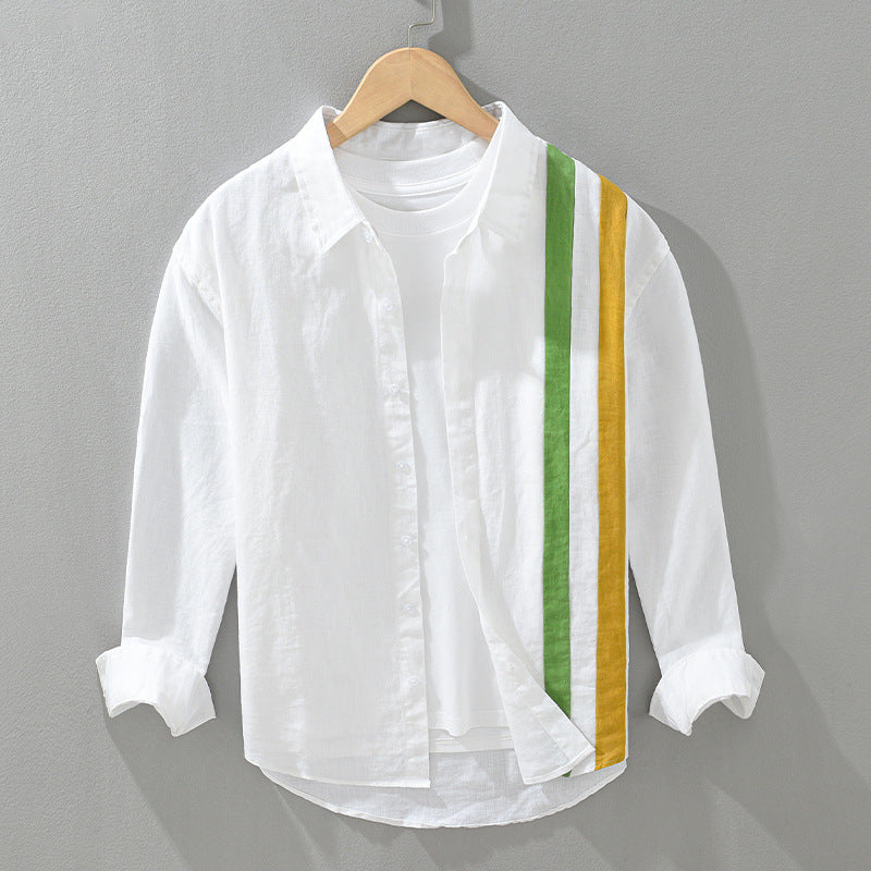 Reynor Linen Striped Shirt