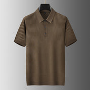 Pierce Ribbed Knit Polo