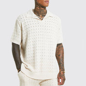 Miles Textured Polo Shirt