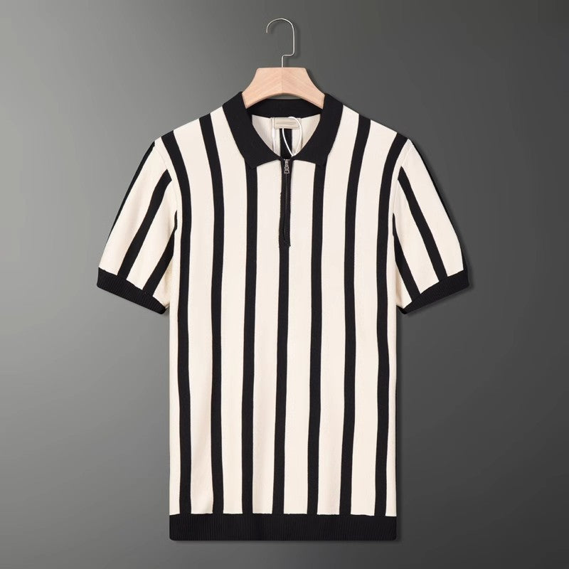 Kingsley Knit Striped Polo