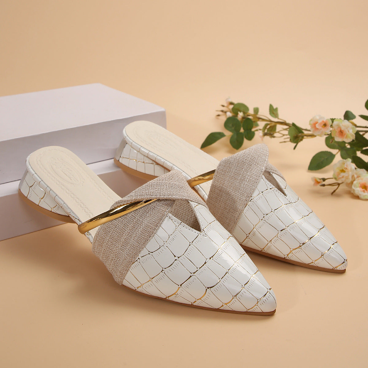 Lenora Slip-On Mules