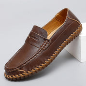Reed Leather Moccasin Loafers