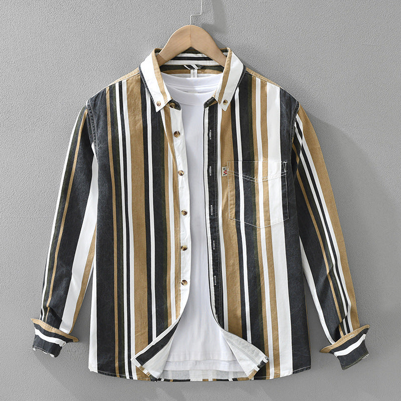 Harlan Striped Cotton Shirt